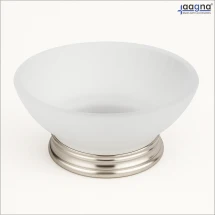 Frosted Glass Soap Dish